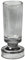 broste Copenhagen Petra Vase, Glas, grau, 14cm