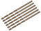 sourcing map 6pcs Jobber Drill Bits 2.5mm (0.098) Black Nitride & Gold Titanium Coated M2 High Speed Steel (HSS) Twist Drill Bits for Stainless Steel Aluminum Alloy Metal