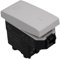 A2ZWORLD Interruptor bipolar, 1P 16A 220V, compatible con Bticino Living, compatible con Vimar Plana (blanco)