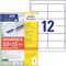 AVERY Zweckform 4781-65 Adressaufkleber (600 plus 180 Klebeetiketten extra, 97x42,3mm auf A4, Papier matt, bedruckbare Absenderetiketten, selbstklebende Adressetiketten mit ultragrip) 65 Blatt, weiß