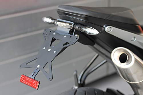 MG Biketec Kurzes Heck - Kennzeichenträger – Kennzeichenhalter geeignet für KTM Duke 790-890 Duke ab 2018 2019 2020 2021 2022 2023 2024