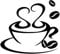 Coffee Wall Art Decor, Coffee Cup Metal Sign for Kitchen Restaurant