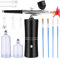 Set aerografo, pistola a spruzzo portatile con compressore, compressore aerografo, set di pistola a spruzzo per nail design, decorazione torte, arte, trucco, artigianato, modellatura