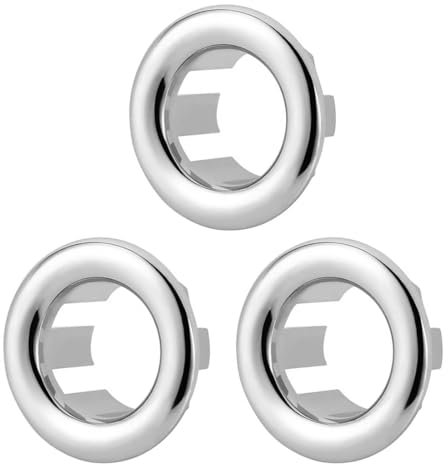 LICQIC Waschbecken Überlauf Abdeckung, Waschbecken Überlauf Ring, für Waschtisch Loch