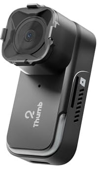 RunCam Thumb 2 FPV Mini Action Kamera 4K60FPS 27g Fernbedienung Aufnahme mit Gyroflow Stabilisierung ND-Filter für FPV-Drohne Cinewhoop Flugzeug RC Auto (Dumb 2+ND-Filterset)