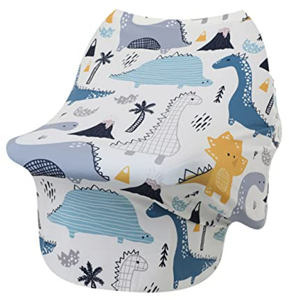 TOYANDONA Multifunktionale Kinderwagenabdeckung with Hautfreundlichem Design aus Atmungsaktivem Baumwolle Spandex Material and Stillabdeckung for Reise and Garten