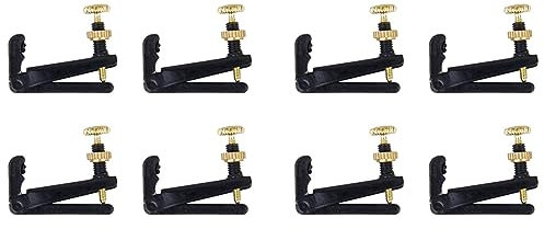 Giwnhvx 8 Piezas 3/4-4/4 Violin Afinador Cuerdas Placa