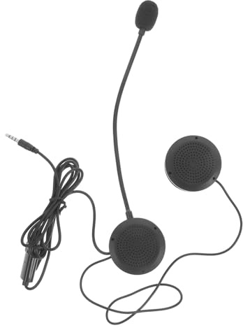 Toddmomy Cuffie Per Casco Da Moto Interfono Casco Moto Microfono Audio Integrato