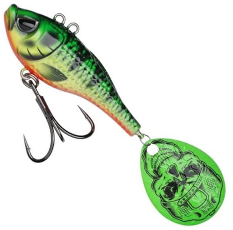 Madcat Spin Tail - Spinnköder, Gewicht:70g, Länge:12cm, Farbe:Firetiger UV