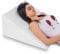 Abco Tech Bed Wedge Pillow Memory Foam Top - Reduce Back Pain, Snoring, Acid Reflux & Respiratory Problems - Ideal Sleeping, Reading, Rest Elevation - Breathable Washable Cover