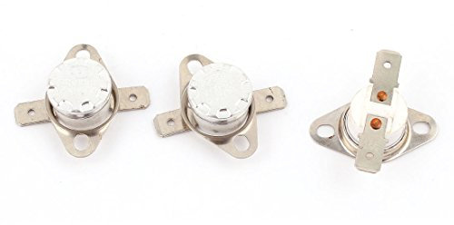 Aexit 3 pcs KSD301 NC 155 Celsius thermostat Thermostat 250V 10A 139T996