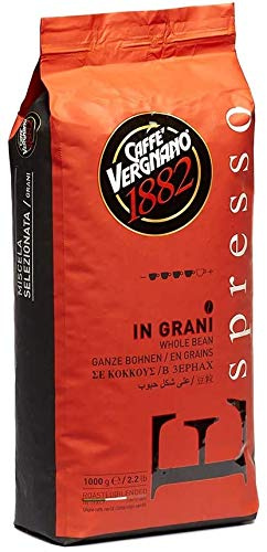 6 Kg Caffè Vergnano Espresso Grani. Vigoroso e Crema Invitante. Coffee Beans Espresso.