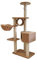 Cat Climbing Kratzbaum Kletterturm Eingerichtete Wohnung Turm Thront Tisch Spielzeug Verkratzen Katze Haustier Hauskatze Hängematte Zu Spielen Kratzbaum (Color : Beige, Size : As pictiure)