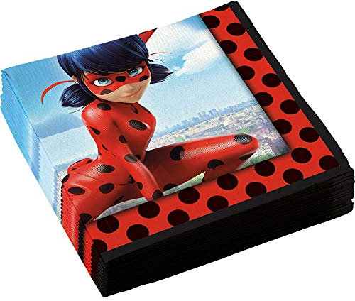WOOOOZY Servietten Ladybug, 33x33 cm, 20 Stück