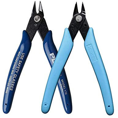 CYH 2 Pièces Electronic Pinces Coupantes de Côté, Pince Coupante Precision, Cisaille Latérale Outil de Coupe, pour Câble Électrique Bijoux Réparation