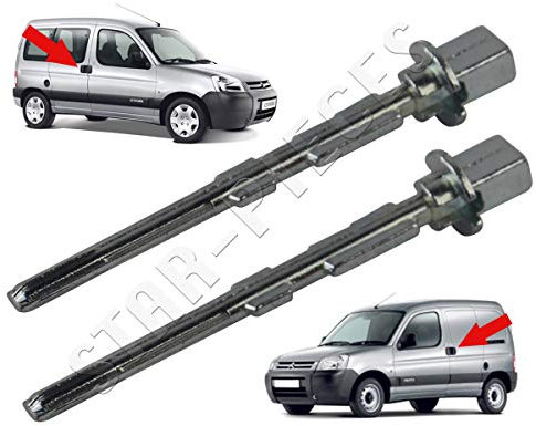 STARKIT PERFORMANCE 2 axes de poignées de porte coulissante compatible pour Berlingo 1 et Partner 1 (1996-2008) porte coulissante gauche + droite | 9101Q7 | 9101P8
