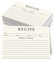 Neatz Klassische Rezeptkarten, 10,2 x 15,2 cm, 50 Stück, doppelseitig. Dicker Karton. Perfekt für Rezeptbox und Ordner