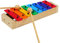 Summina Xylophon,Glockenspiel mit 8 Tasten und Holzschlägeln, Musikinstrument, Spielzeug, Geschenk für Kinder