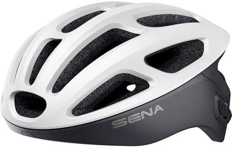 Sena R1 Smart Fahrradhelm (Matte White, M)