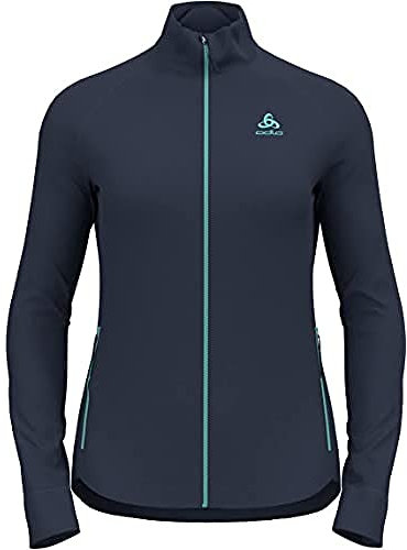Odlo Damen Langarm Shirt mit Reißverschluss BERRA, dark sapphire, XS