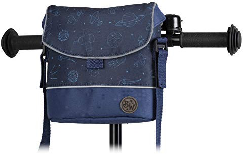 BAMBINIWELT Lenkertasche Tasche kompatibel mit Puky mit Woom Laufrad Räder Roller Fahrrad Fahrradtasche für Kinder wasserabweisend mit Schultergurt (Modell 22)