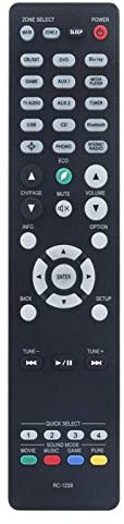 VINABTY RC-1228 Ersetzen Sie Die Fernbedienung Passend für Denon AV Receiver AVR-X2100W AVR-X1300W AVR-S750H AVR-X3100W AVR-X3200W AVR-X3300W AVR-X3400H AVR-S650H AVR-X5200W AVR-S910W AVR-X2400H