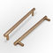 COTYKILEY 10 Pack 7.5 Inch(192mm) Champagne Copper Knurled Cabinet Handles Gold Knurled Kitchen Cabinet Pulls Cabinet Door Handles Kitchen Cabinet Hardware
