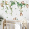 wondever Wandtattoo Affen Reben Dschungel Wandaufkleber Tiere Dschungel Tropische Blätter Wandsticker Wanddeko für Kinderzimmer Babyzimmer Schlafzimmer