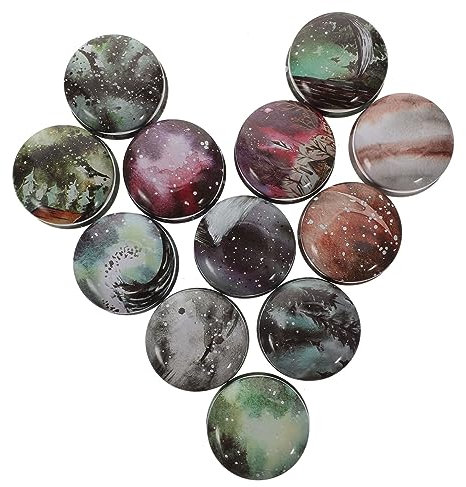 12Pcs candle jar tea tin can coffee bean jar powder puff container DIY candle container Jewelry Beads Candle holder round cookie cutter candle tin candy box travel make up Tinplate