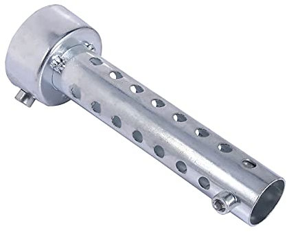 Motorrad-Schalldämpfer, Universeller Motorrad-Auspuff, DB-Killer-Schalldämpfer, Schallwandeinsatz, Silber (45mm)