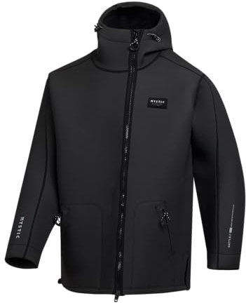 Mystic Mens Battle 3/2mm Neoprene Jacket 35017.230310 - Black Size - L
