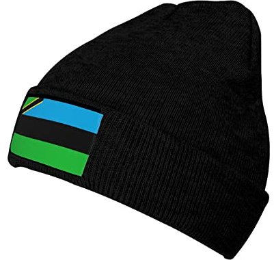 Bandiera di Zanzibar Donna Uomo Cappello in Maglia Moda Berretti in Maglia Leggero Watch Hat Cappelli Cuffia per Inverno Corsa attività All'Aperto