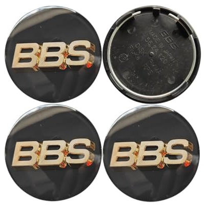 REDAEL 4 Stück Auto Nabendeckel für BBS 70mm, Staubdicht Wasserdicht Anti Rost Mit Logo Radnabenabdeckung Radmittelkappen Nabenkappen Auto Zubehör,B