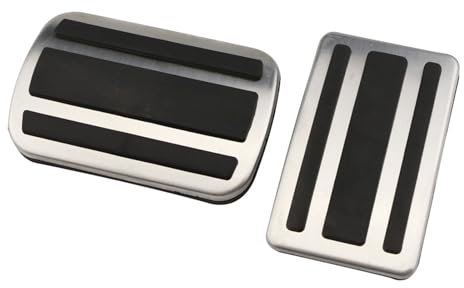 Auto Pedalen Bremspedal Abdeckung Für Opel Für Grandland X 2017 2018 2019 2020 2021 2022 Accelerator Bremse Kupplung Pedal Kit Platte Abdeckung Zubehör Auto Manuelle AT/MT Kupplungsbremspedal (Farbe