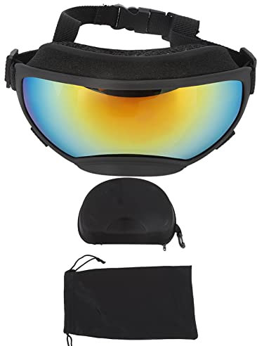 Große Hundesonnenbrille, Hundebrille, Hunde-Augenschutzbrille, Stilvolles Aussehen, Hundebrille, Elastischer PVC-Rahmen, Große Hundesonnenbrille Zum Skifahren, Sonnenbrille