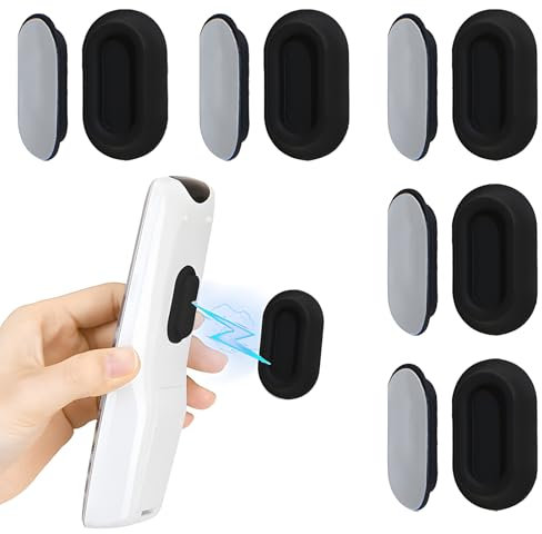 YALiya 5 Pezzi Porta Telecomando da Muro, Magnetico Senza Fori Porta Telecomando da Muro, Supporto Magnetico per Telecomando da Parete, Adatto a Tutti i Tipi di Elettrodomestici (A)