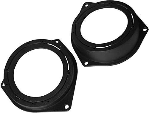 IPNOSIS Coppia supporti anteriori e posteriori per altoparlanti da 100/130mm per Fiat Punto, 500, Alfa Romeo Mito, Ford KA, Opel Astra (vari modelli)
