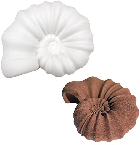 Lodoot Moule à gâteau 3D en silicone - Moule à dessert de qualité alimentaire - Décoration de Noël pour la cuisson de gâteaux - Moule à mousse en forme de coquille d'escargot