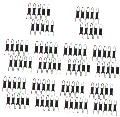 BESPORTBLE 100pcs D-Shaped Hanging Buckle Bottle Holder for Camping Hiking Portable Water Bottle Clip for Outdoor Activities Random Color