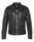 Schott Giacca da uomo in pelle nera LCSPYDER25, Nero , L