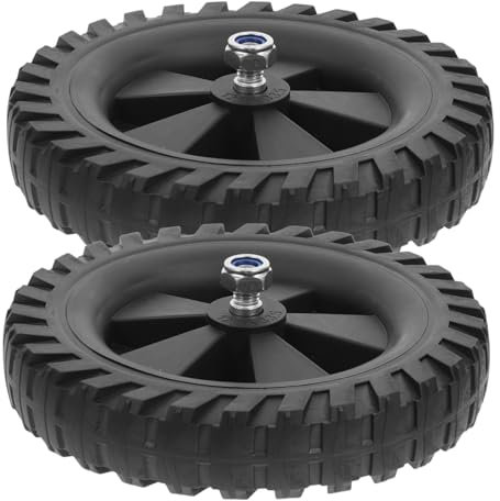 Operitacx Ruedas Para Compresor De Aire 6.2 Pulgadas Ruedas De Goma Silenciosas Repuesto Para Compresor De Aire FáCil De Montar Soporte Estable