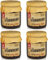 Mermelada de Fresa – Pack de 4 tarros de 280 g – Conserva tradicional portuguesa de frutas – Sin aditivos artificiales – Mermelada rica y afrutada de fresa