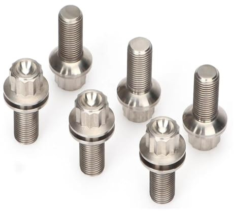 Entretoises Roues Pour Benz 4/20 Pièces M14x1.5 Boulons De Roue En Alliage De Titane Boulons Antivol Costume(20pcs 40mm)