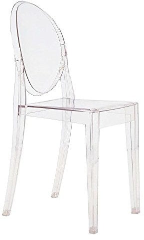 Kartell Sedia Victoria Ghost 4857B4 - Colore: Trasparente Cristallo