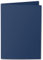 ARTOZ 15x DIN A5 Faltkarten - classic blue (Blau) gerippt 148 x 210 mm Klappkarten hochdoppelt - Blanko Doppelkarte mit 220 g/m² edle Egoutteur-Rippung
