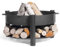 CookKing - Feuerschale Montana Ø 80 cm - Stahl - Feuerschale - Feuerstelle - 45cm-80cm - Schwarz