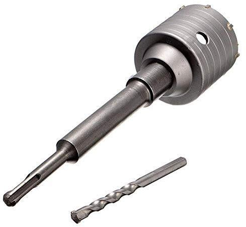 Bohrkrone Dosenbohrer SDS Plus 100 mm Durchmesser komplett für Bohrhammer (SDS Plus 350 mm)