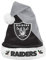 Forever Collectibles Foco NFL Las Vegas Raiders 2020 Basic Santa Claus Hat Mütze Weihnachtsmannmütze Nikolaus Weihnachten