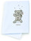 Foppapedretti Copertina Pile My Little Love, 40x26x7.5 cm, ricamata, copertina per lettino, 100% poliestere, Bianco