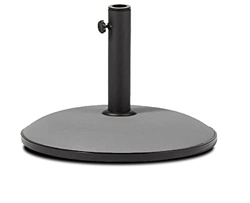 GREATOOL - Base de Sombrilla, Soporte para Parasol 25KG Sombrilla Jardin,Sombrilla Jardin, 300 x 200 cm, Con 6 Vanillos, Protección Uv +50,